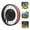 Black Front Wheel, variant on ToppiJoy 48V 1000W Electric Bike Conversion Kit, Front Wheel E-Bike Hub Motor Conversion Kit, Electric Bicycle Wheel Kit with Controller for 26inch Wheel