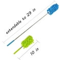 3 Pcs Microfiber Extendable Duster,Washable Hand Dusting Wand