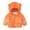Orange, variant on Toddler Girl Boy Fleece Hooded Jacket Kid Coat Thick Warm Cardigan Snowsuit Tops Outwear 1-6Y