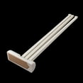 thumbnail image 4 of Unique Bargains Kitchen Bathroom Plastic Swing 3 Arms Towel Hanger Holder White 13' Long for Home Essential, 4 of 6