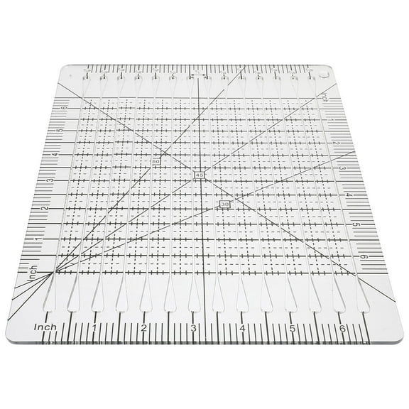 ROSENICE Multi Color Patchwork Ruler 1Set for Drawing and Measuring in Sewing Projects