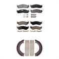 thumbnail image 1 of Transit Auto Front Rear Ceramic Brake Pads and Parking Shoes Kit for Car 2003-2005 Dodge Ram 2500 3500 KTN-100791, 1 of 11
