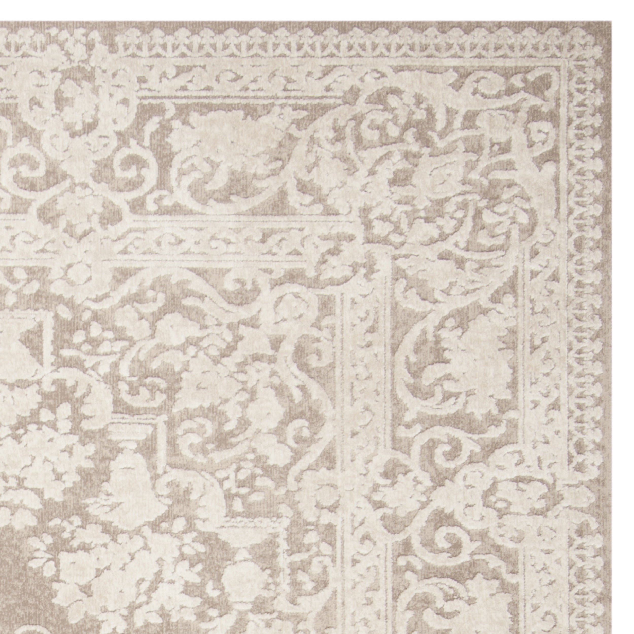 SAFAVIEH Reflection Sophia Traditional Area Rug, Beige/Cream, 10' x 14'