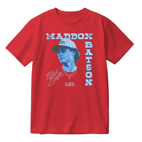 Maddox Batson Photo Cotton T-shirt Women Men Short Sleeve Crewneck Fashion Tee