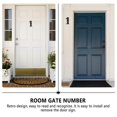 thumbnail image 2 of Cast Iron Decorative Door Numbers Metal Numbers DIY Door Address Number 1, 2 of 4