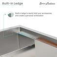 thumbnail image 4 of Rivage 33 x 19 Single Basin Undermount Kitchen Workstation Sink, 4 of 12