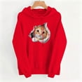thumbnail image 6 of NSLGXD Cat Print Pullover Hoodies for Women Animal Graphic Loose Drawstring Hooded Sweatshirt Long Sleeve Soft Fleece Lined Casual Tops with Pocket S-XL, 6 of 6