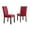 Red, variant on Roundhill Furniture Biony Fabric Dining Chairs with Nailhead Trim, Set of 2, Purple