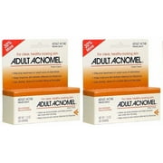 2 Pack Adult Acnomel Tinted Cream Acne Medication 1.30 Oz 36 G