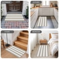 thumbnail image 6 of Beige Stripes Door Mat&nbsp;Indoor Outdoor Entrance, Non Slip Small Rug for Kitchen Bathroom Entryway Rug, Simple Beige White Texture Washable Doormat Floor Mat for Office Home Decor 16x24 Inch, 6 of 8