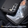 thumbnail image 6 of Dteck for Samsung Galaxy S22 Plus Case with Slide Camera Cover,Military Grade Drop Protection Shockproof Slim Fit Protective Marble Phone Case for S22 Plus 6.6" 2022, Gray, 6 of 7