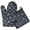 Pioneer Flower Floral, variant on Pioneer Flower Floral Print Pattern 2-Pack Oven Mitts Set, Heat Resistant Kitchen Gloves, 7.7" X 12"