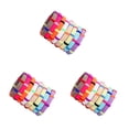 thumbnail image 3 of Langgg Hair Band Elastic Scrunchie Ponytail Holder Rings Accessories Color Random color random 4cm 3Set, 3 of 6