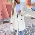 thumbnail image 1 of Vedolay Womens Fall Tops Women's Casual Blazers Long Sleeve Business Lapel Collar Work Office Clothes,White S, 1 of 4