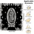 thumbnail image 6 of 1 Piece Faith Prayer Blanket 1 piece Virgin Mary Prayer Printed Flannel Blanket Faith Blanket Super Soft Warm Micro Fleece Bed Sofa Living Room Blanket Lightweight Plush, 6 of 7