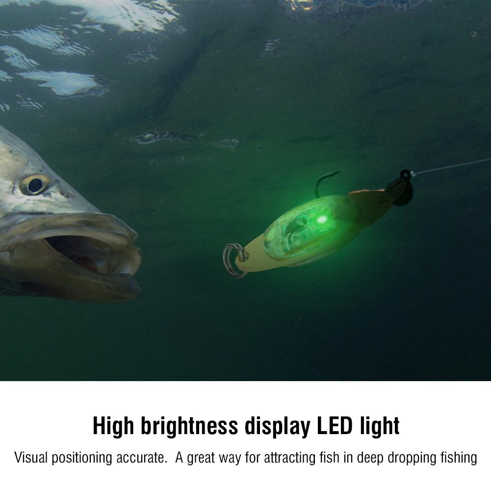 OTVIAP LED Deep Drop Underwater Eye Fish Attractor Lure Light Flashing