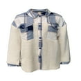 thumbnail image 4 of MesaSe Sweat-Shirt à Manches Longues à Carreaux pour Femmes en Molleton Imprimé Léopard, 4 of 5