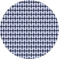 thumbnail image 1 of Ahgly Company Machine Washable Indoor Round Transitional Heavenly Blue Area Rugs, 3' Round, 1 of 7