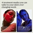 thumbnail image 4 of TheraFace Mask Glo by Therabody, Cordless Red Light Therapy Mask with Blue and Infrared LED Light, 4 of 13
