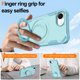 thumbnail image 2 of Funda para iPhone 16e de Casehas, 6.1 pulgadas, magnética, con soporte invisible, color verde, 2 of 7
