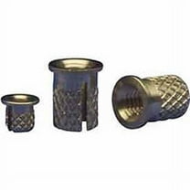EZ Lok 260-006-BR, 6-32 Flanged Press Insert, Brass, Lot of 50