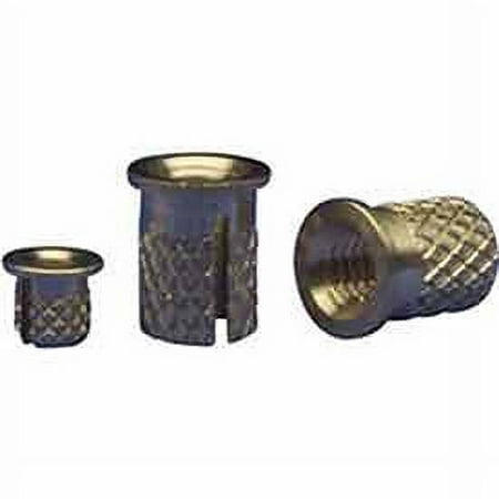 

EZ Lok 260-006-BR 6-32 Flanged Press Insert Brass Lot of 50