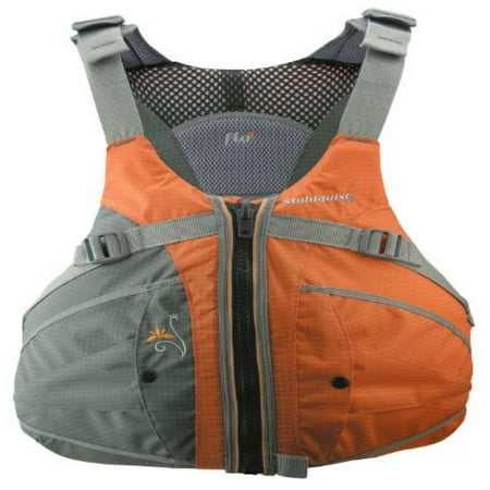 - Stohlquist Women's Flo Life Jacket/Personal Floatation Device (Orange/Gray, X-Small/Small)