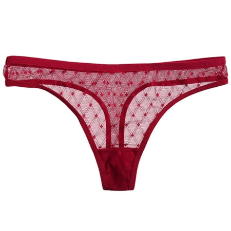 

ZMHEGW 12 Packs Underwear Women Tummy Control Lace G String Thongs Lingerie Bikini Brief Panties