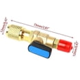 thumbnail image 5 of 1/4 Male To 1/4 Female Straight Ball Charging For R22 Refrige For Standard 1/4 SAE Refrigerant Charging Hose, 5 of 5