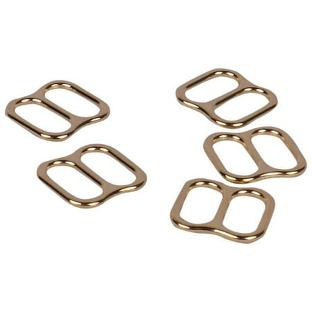 

Porcelynne Gold Metal Alloy Wide Replacement Bra Strap Slide - 3/8 (10mm) Opening - 100 (100 Pieces)