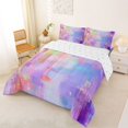 thumbnail image 3 of jejeloiu Colorful Graffiti Art Full Size Comforter Sets Kids,Oil Painting Aesthetic Bedding Sets,Reversible,3 Pieces, 3 of 8