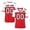 Red2, variant on Womens Tops Dressy Casual Men's Custom Made Name Number Sports T Shirts Fashion Trendy Clothes