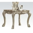 thumbnail image 2 of Traditional Beige And Gold Square End Table, Claw Leg Accent, 28" Width X Depth 24" Height, For Main Living Area Beige+gold Feature, H W D,, 2 of 2