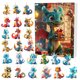 thumbnail image 3 of Calendario de Adviento de Navidad 2025 | Cuenta regresiva de 24 días con adornos acrílicos de dinosaurios | Decoración vintage para colgar en el árbol, la puerta y la pared | Regalo navideño, 3 of 6