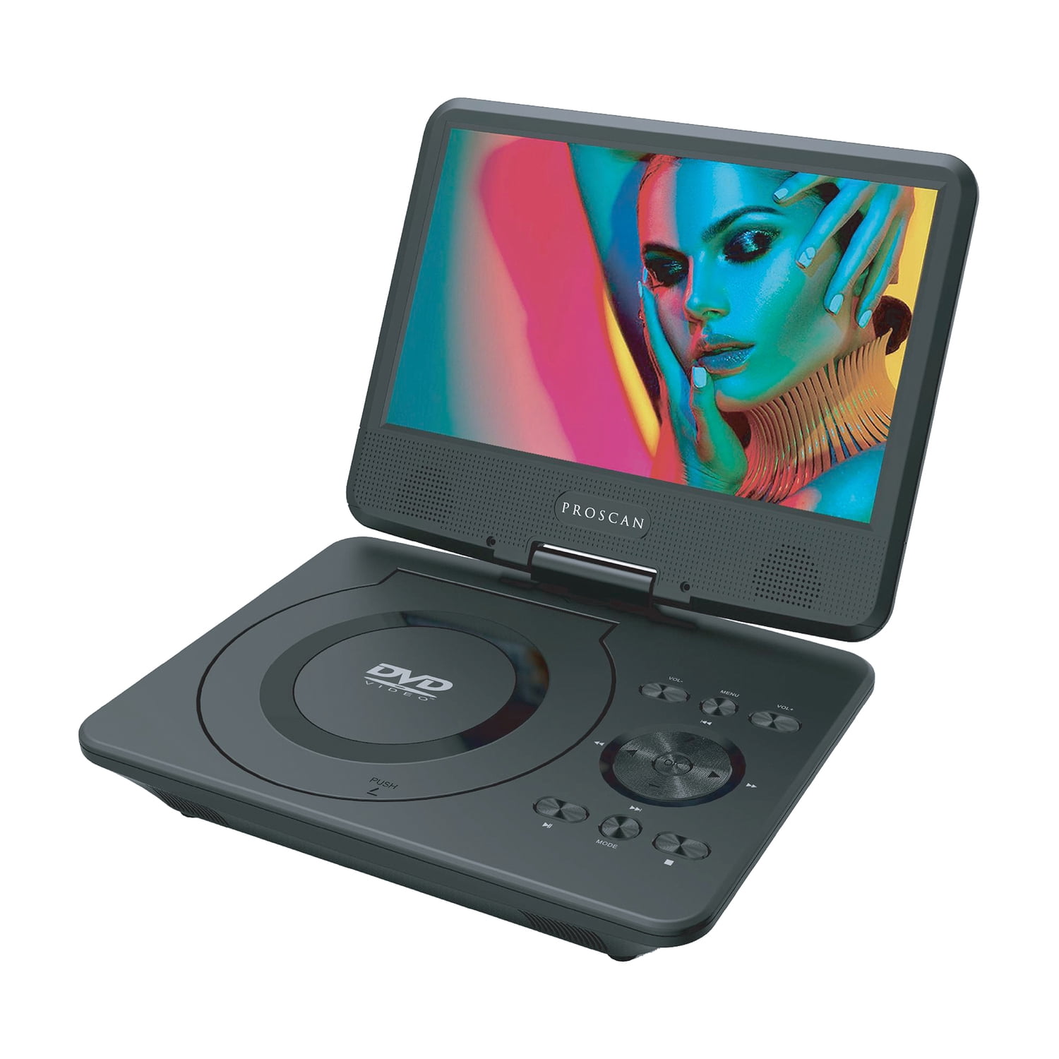 Proscan 9-In. Premium Portable DVD Player with Swivel Screen, 5
