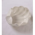 thumbnail image 2 of large shell  bowl. 5 cup functional  ceramic. perfect for  fruit, side dishes or display. recomment hand wash. 12L, 2 of 3