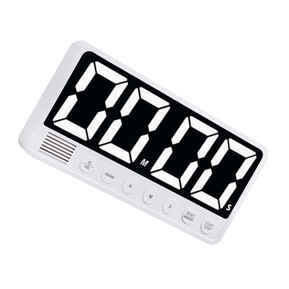 Large LED Display Timer Count Up/Down Timer for Classroom Home Tabletop Magnetic Timer Cooking Digital Timer Stopwatch