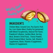 BONKERS Bites Seafood & Eat It Flavor Crunchy & Soft Treats for Cats, 3oz Bag
