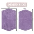 thumbnail image 2 of Home Weavers Waterford Collection 100% Cotton Non-Slip Bathroom Rug Set Machine Washable Bath Rug-21"x34", Bathroom Rug- 24"x40", Purple Color 2 Piece Bath Rug set, 2 of 8