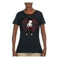 thumbnail image 2 of Wild Bobby Betty Boop Sugar and Spice Wink Betty Boop Womens T-Shirt, Black, Small, 2 of 5