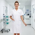 thumbnail image 2 of and Lab Coat Ensemble for Daily and Laboratory Roles – Classic Long Sleeve Lab Coat with Notched Lapel for Clinical Duty and, 2 of 3