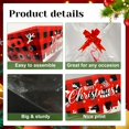 thumbnail image 3 of Juego de cestas de regalo de Navidad CIEOVO de 24 piezas con lazos y bolsas, 3 of 7