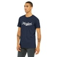 thumbnail image 2 of Daxton Adult Unisex Tshirt Maryland Script with Vertical on the Back, Navy White, M, 2 of 3