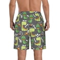 thumbnail image 3 of Naloa Cartoon Dinosaurs (2) Men's Beach Shorts, Surfing shorts, Swim trunks, Quick Dry Swim Trunks for Surfing Beach Fun - XX-Large, 3 of 9