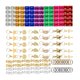 thumbnail image 1 of 140 piezas de joyería para el cabello anillos de para el cabello Dreadlocks puños metálicos adornos colgantes para de Yinane  anillos de trenza de pelo de mujer, 1 of 8