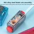 thumbnail image 6 of Clearance Pencil curler under $5,Pencil Sharpener For Students With Creative Shape Pencil Sharpener Four Adjustable Thick And Thin Pencil Sharpener Pencil Sharpener (red And Blue Random ) 2PC, 6 of 7
