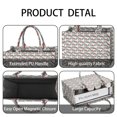 thumbnail image 4 of Large Capacity Tote Bag,White Christmas Truck and Tree Pattern Handbag Fashion Luxury Tote Bag,15.7"x13"x 5.1" Inches,Laptop Compatible, 4 of 6