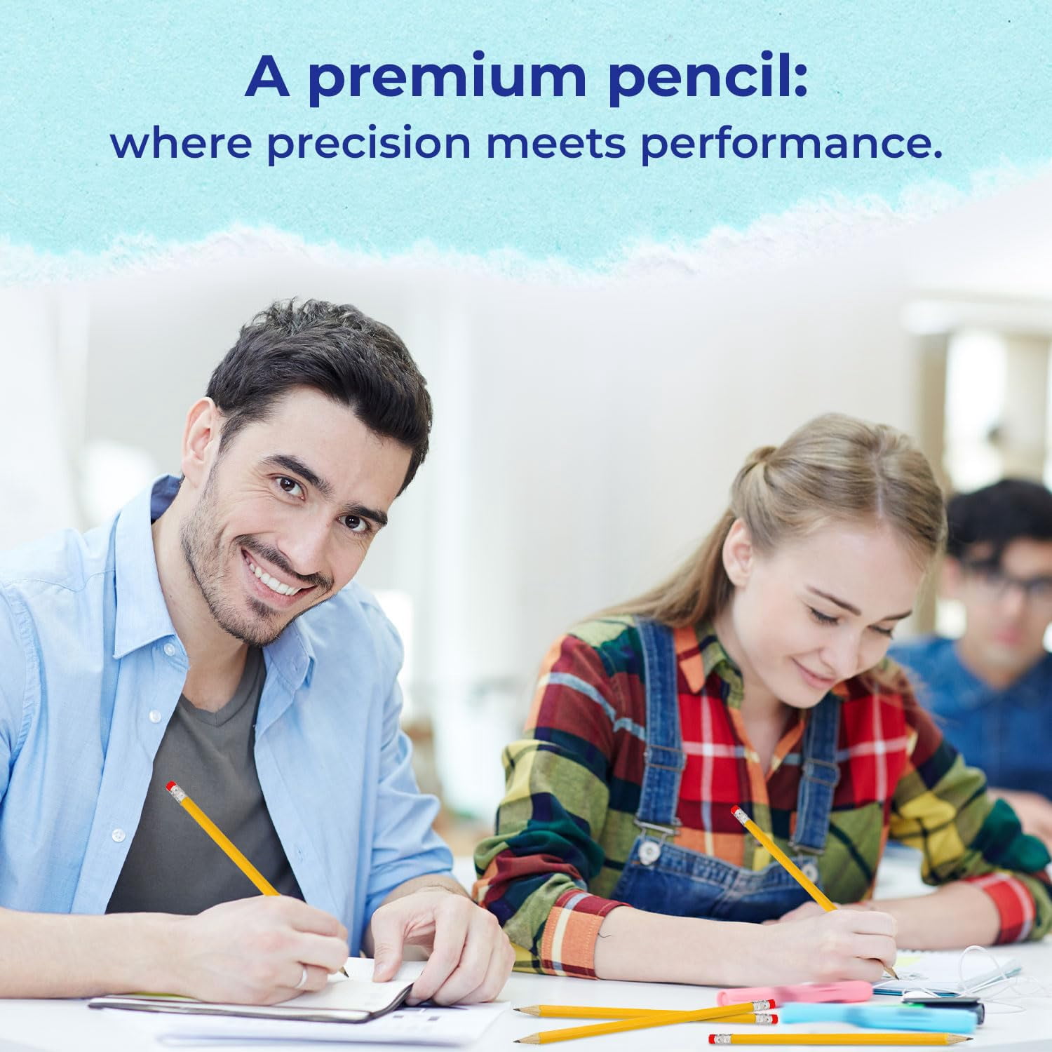 Rosmonde Pencils Bulk, 1250 Pack, Pre-Sharpened #2 HB Yellow Pencils, Easy Grip, Top Erasers, Smooth Writing, Bulk Set for School, Classroom & Office Supplies, Back to School Use