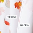 thumbnail image 6 of Alishomtll Thanksgiving Fall Curtains for Living Room Bedroom Maple Leaves Window Drapes ,2 Panels,52"W × 63"L,Rod Pocket，Thickened, 6 of 6