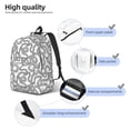 thumbnail image 3 of Rocae Snake for Durable Canvas Backpack Leisure Large Bag Travel Rucksack Multi-function Backpack, 3 of 8